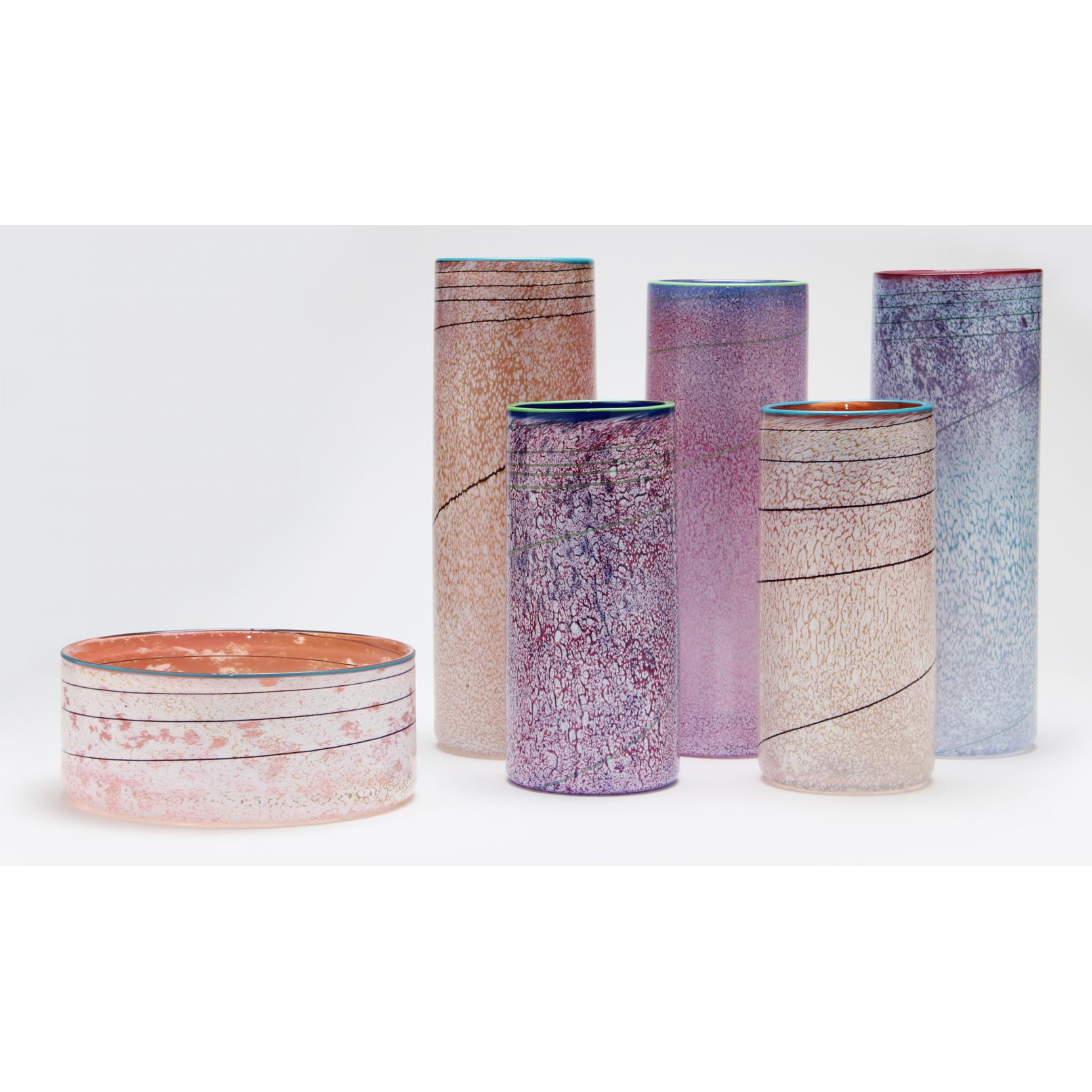 group-of-contemporary-studio-art-glass
