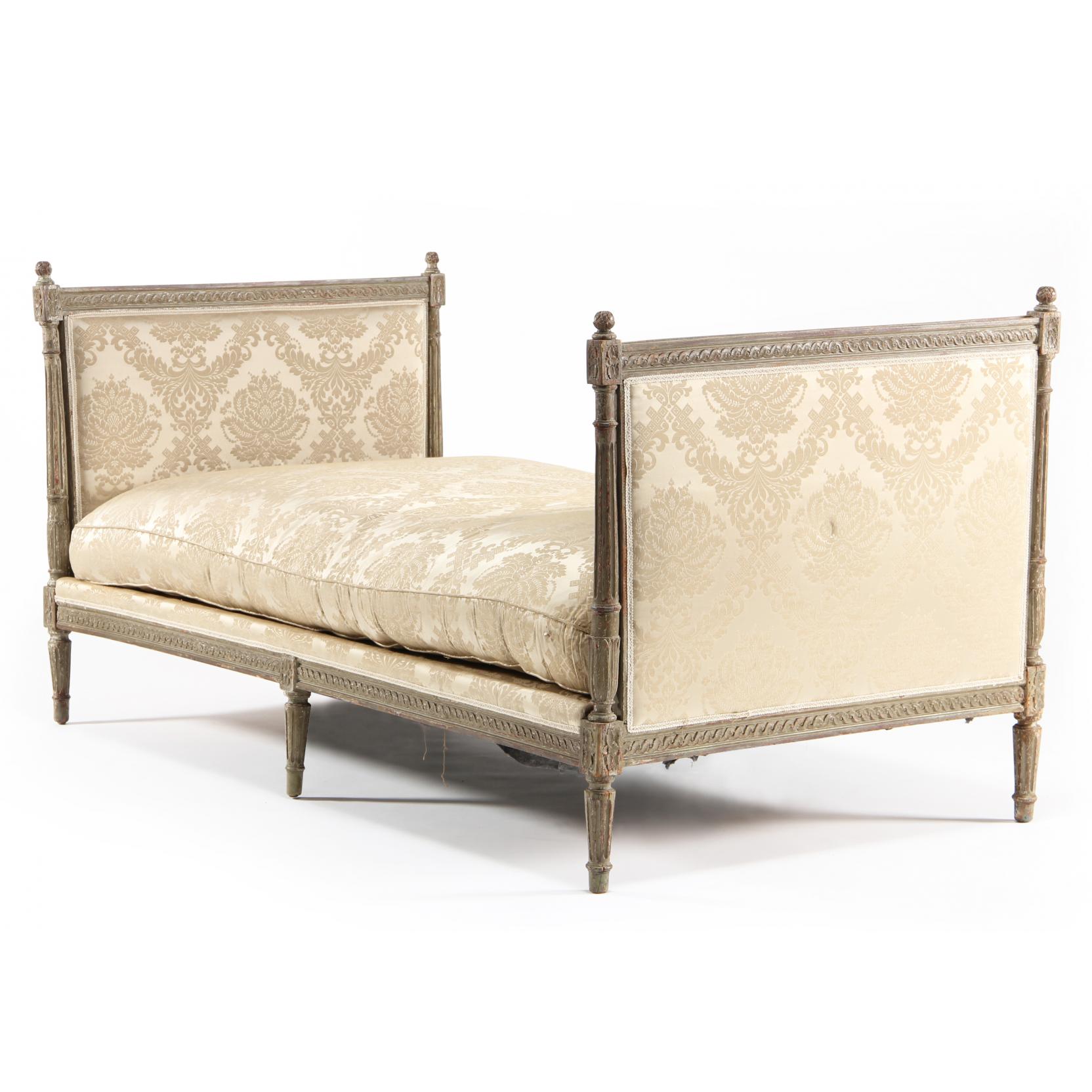 a-louis-xvi-green-painted-daybed