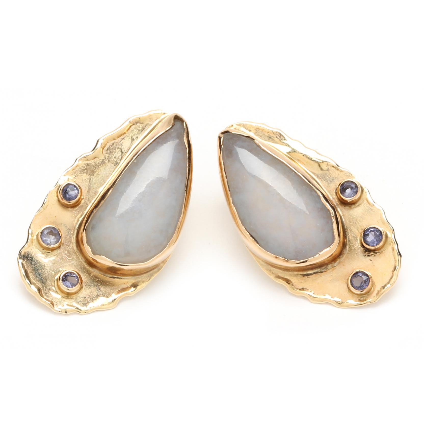 pair-of-14kt-gem-set-earrings