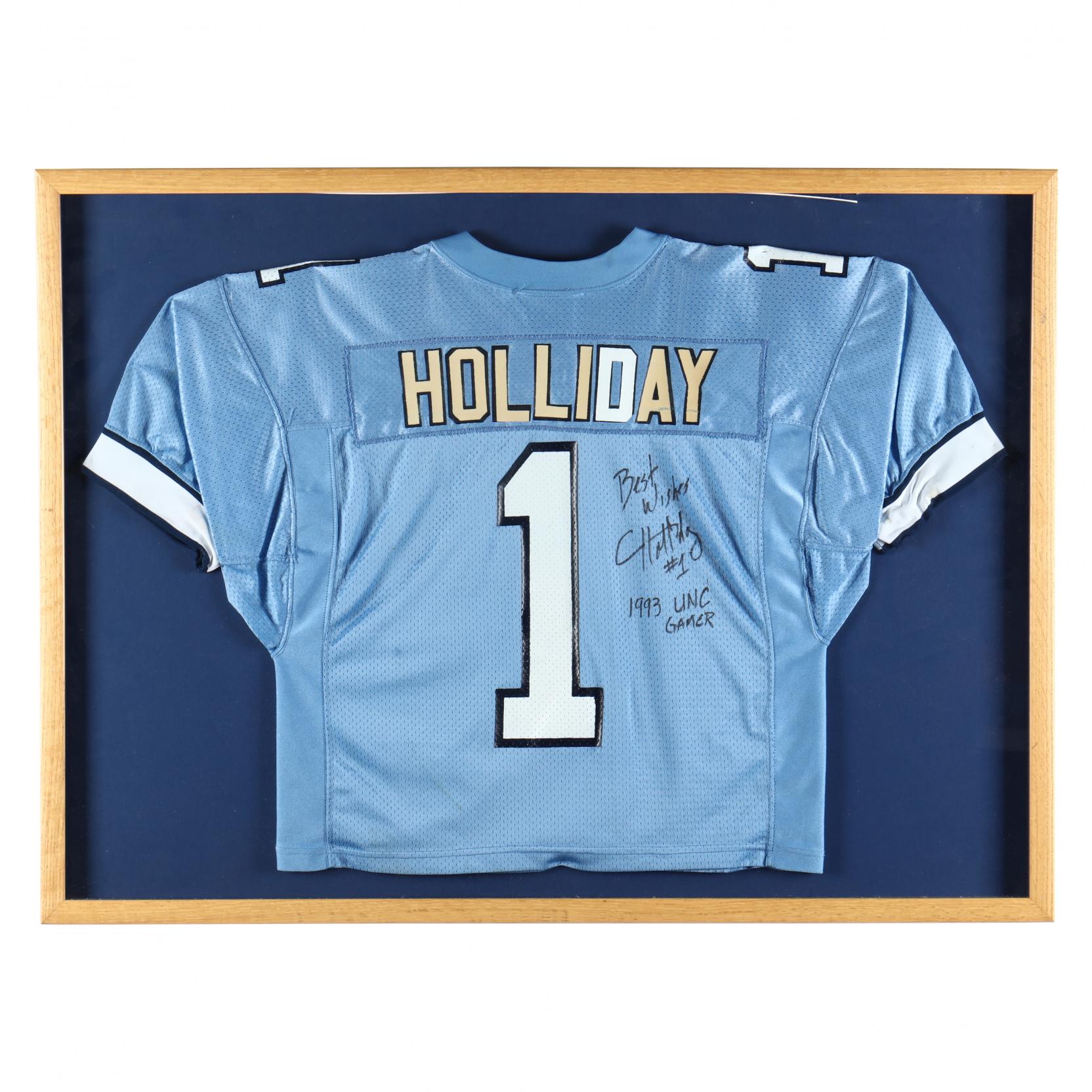 corey-holliday-unc-autographed-football-jersey