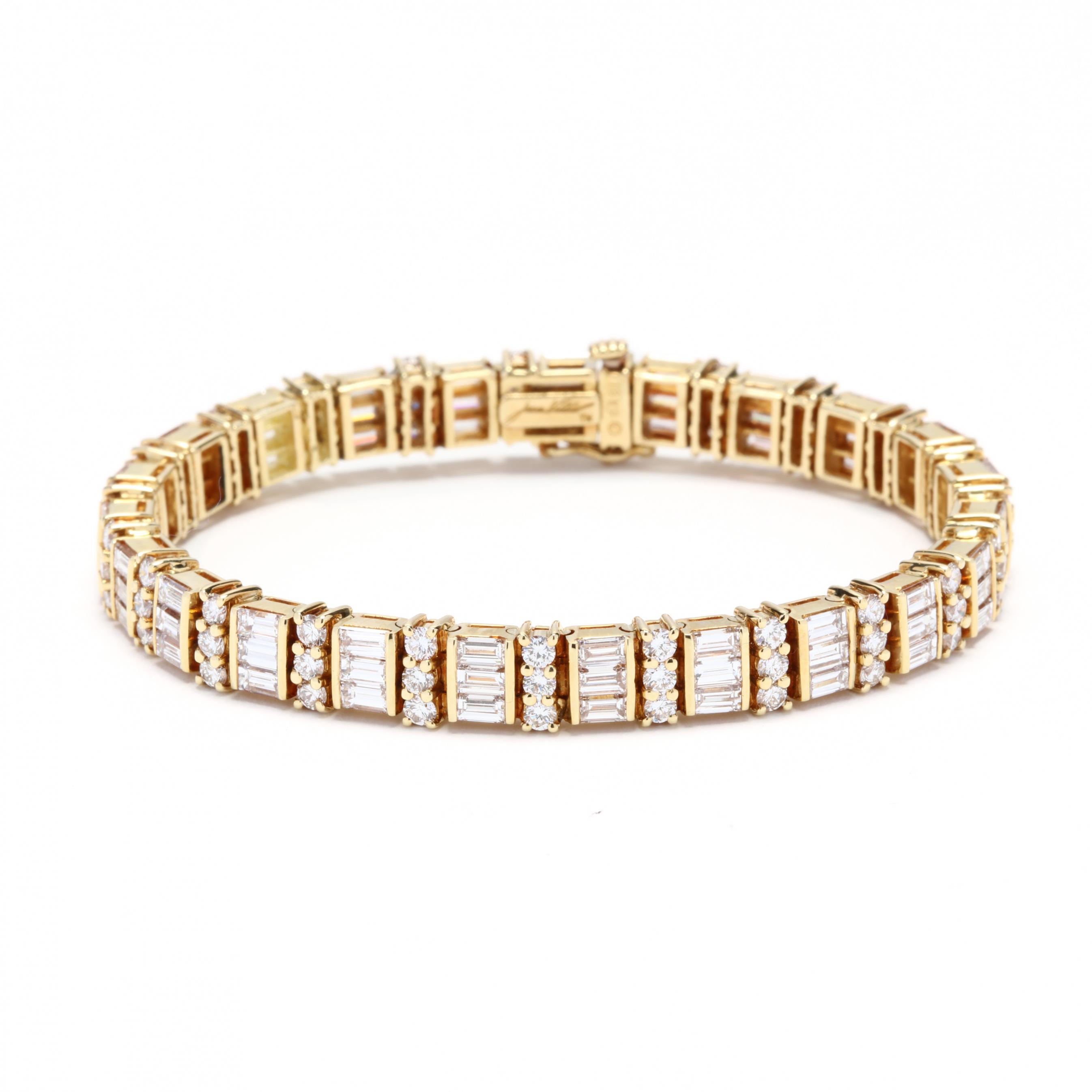18kt-gold-and-diamond-bracelet-jean-vitau