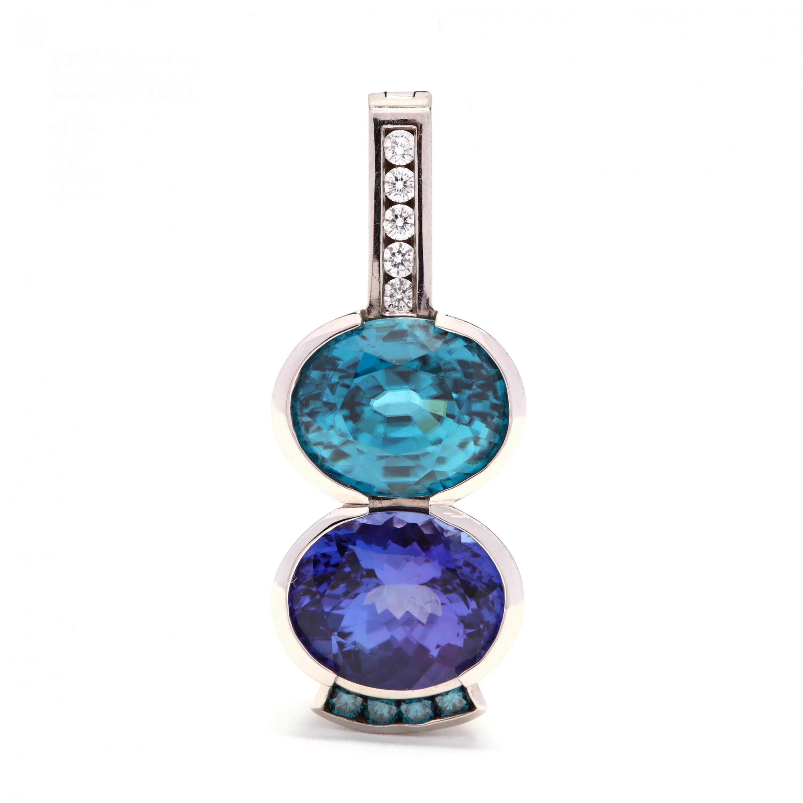 palladium-tanzanite-blue-zircon-and-diamond-pendant