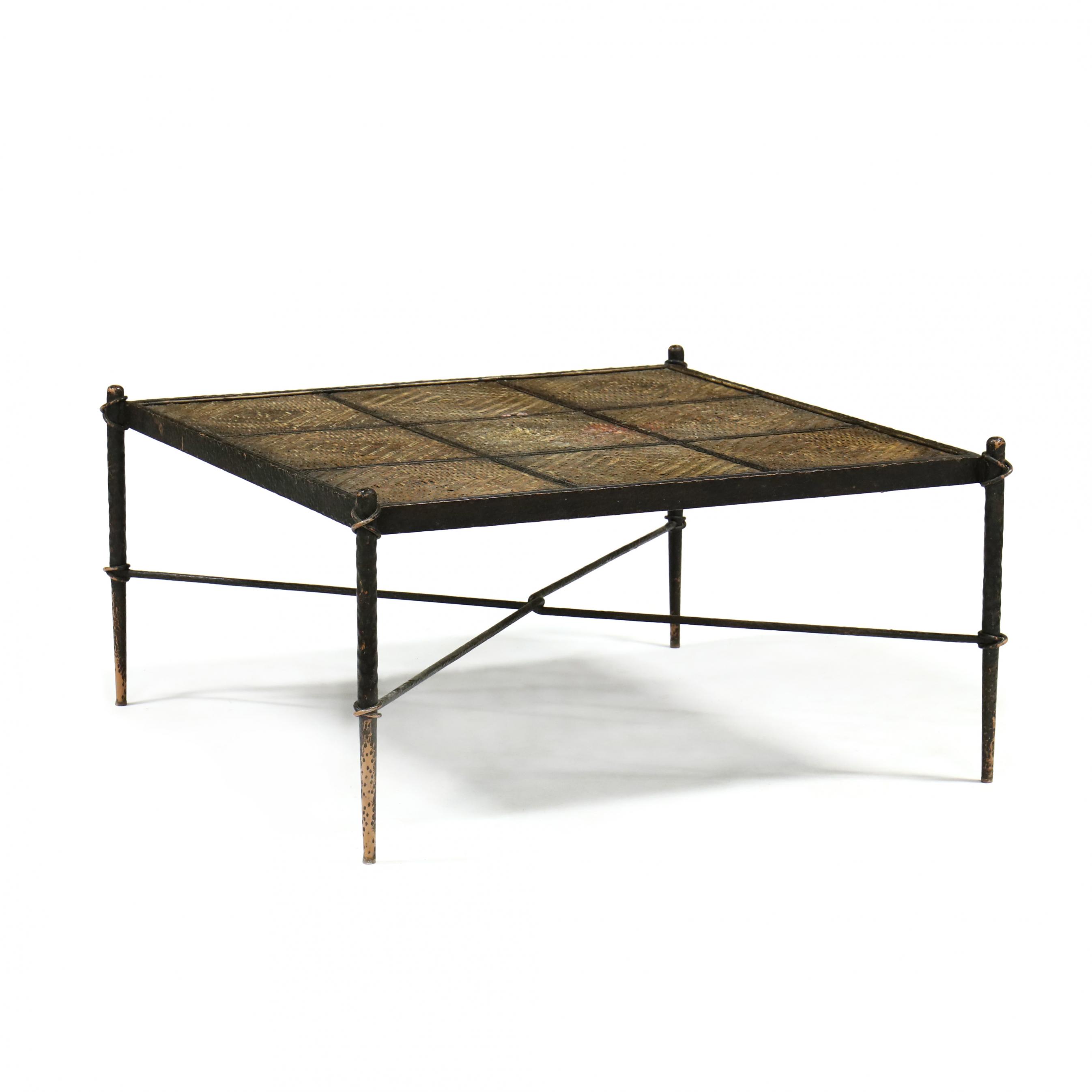 giacometti-inspired-custom-iron-and-cane-coffee-table