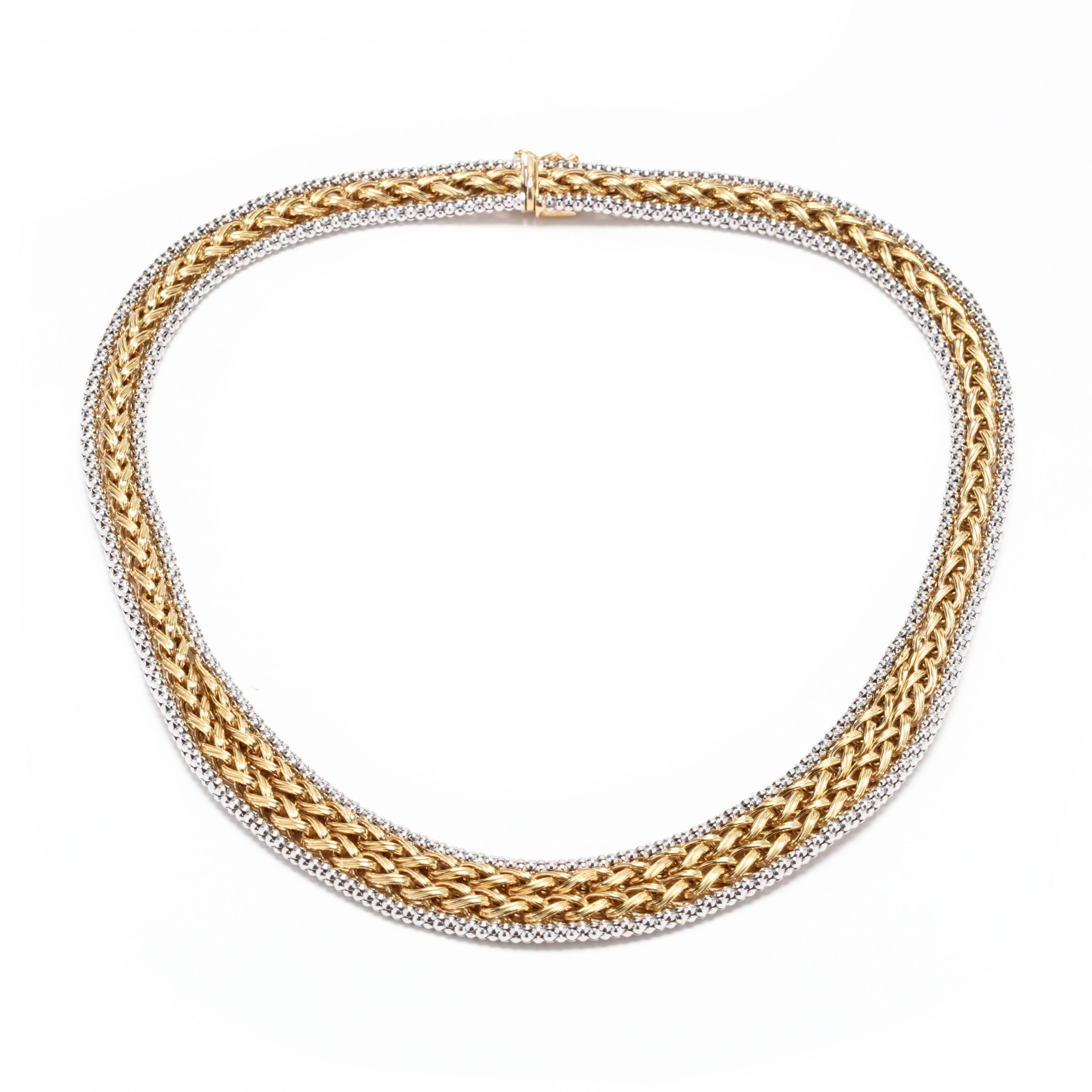 18kt-bi-color-gold-necklace-italy